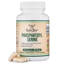 Double Wood Phosphatidylserine / Фосфатидилсерин 120 капс від магазину біодобавок nutrido.shop