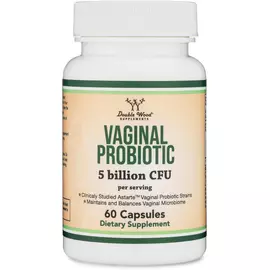 Double Wood Vaginal Probiotic / Пробіотики для здорового вагінального мікробіома 60 капсул від магазину біодобавок nutrido.shop