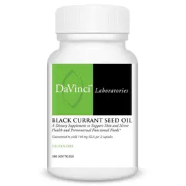DaVinci Black Currant Seed Oil / Олія насіння чорної смородини, Гамма-ліноленова кислота (ГЛК) 180 капсул від магазину біодобавок nutrido.shop