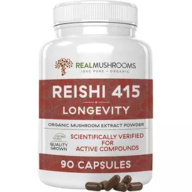 Real Mushrooms Reishi / Рейши органик 90 капс в магазине биодобавок nutrido.shop