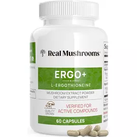 Real Mushrooms Ergo+ / Ерготіонеїн 60 капсул від магазину біодобавок nutrido.shop