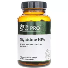 Gaia Herbs PRO Nighttime HPA / Здоров'я надниркових залоз нічна підтримка 120 рідких фіто-капсул від магазину біодобавок nutrido.shop