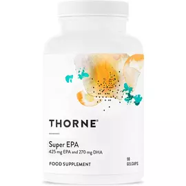Thorne Research Super EPA / Риб'ячий жир Омега-3 c високим рівнем EPA і DHA 90 капсул від магазину біодобавок nutrido.shop