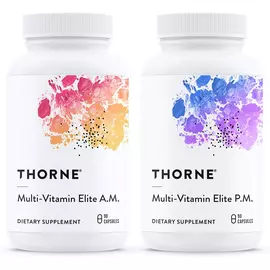 Thorne Research Multi-Vitamin Elite AM & PM / Мультивітаміни Еліт 2 банки по 90 капсул від магазину біодобавок nutrido.shop