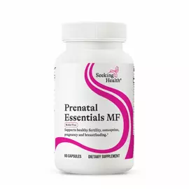 Seeking Health Prenatal Essentials MF / Комплекс вітамінів для вагітних без метилів 60 капсул від магазину біодобавок nutrido.shop