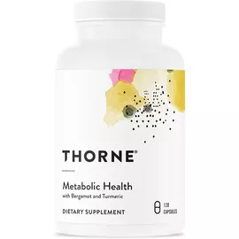Thorne Research Metabolic Health / Підтримка метаболізму з бергамотом і куркумою 120 капсул від магазину біодобавок nutrido.shop