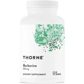 Thorne Research Berberine / Берберин підтримка рівня холестерину та цукру 200 мг 60 капсул від магазину біодобавок nutrido.shop
