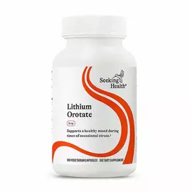 Seeking Health Lithium Orotate / Литий оротат 5 мг 100 капсул в магазине биодобавок nutrido.shop