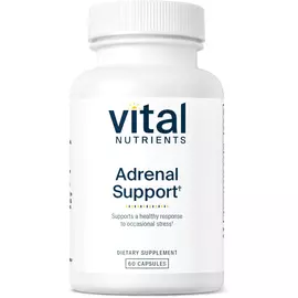 Vital Nutrients Adrenal Support / Підтримка надниркових залоз та реакції на стрес 60 капсул від магазину біодобавок nutrido.shop