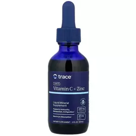 Trace Minerals Ionic Zinc + Vitamin C / Цинк і вітамін С в іонній формі 59 мл від магазину біодобавок nutrido.shop