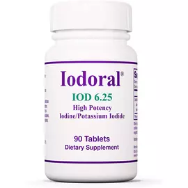 Optimox Iodoral / Йодорал йод 6,25 мг 90 таблеток від магазину біодобавок nutrido.shop