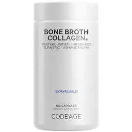 CodeAge Organic Bone Broth Collagen / Колаген з кісткового бульйону органік 180 капсул від магазину біодобавок nutrido.shop