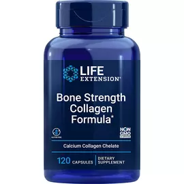 Life Extension Bone Strength Collagen / Колагенова формула міцності кісток 120 капсул від магазину біодобавок nutrido.shop