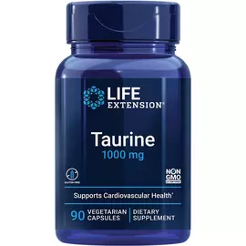 Life Extension Taurine / Таурин 1000 мг 90 капсул від магазину біодобавок nutrido.shop