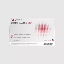 LYL biotic Gastro IBS / Цільові пробіотики при синдромі подразненого кишківника 30 капсул від магазину біодобавок nutrido.shop