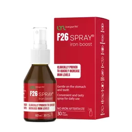 LYL F26 SPRAY Iron Boost / Високозасвоюване мікронізоване залізо спрей 60 мл від магазину біодобавок nutrido.shop