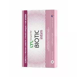 LYL BIOTIC intim / Комплекс молочнокислих бактерій для інтимного здоров'я жінок 15 капсул від магазину біодобавок nutrido.shop