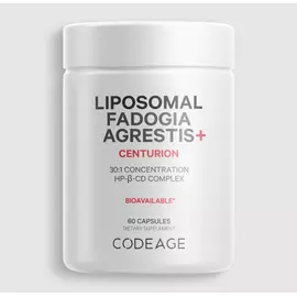 CodeAge Liposomal Fadogia Agrestis+ / Фадогия для поддержания уровня тестостерона липосомальная 60 к в магазине биодобавок nutrido.shop