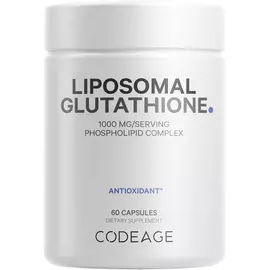 CodeAge Liposomal Glutathione / Липосомальный глутатион 1000 мг 60 капсул в магазине биодобавок nutrido.shop