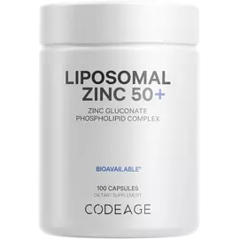 CodeAge Liposomal Zinc / Липосомальный цинк 50 мг 100 капсул в магазине биодобавок nutrido.shop