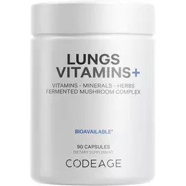 CodeAge Lungs Vitamins / Витамины для поддержки легких 90 капсул в магазине биодобавок nutrido.shop