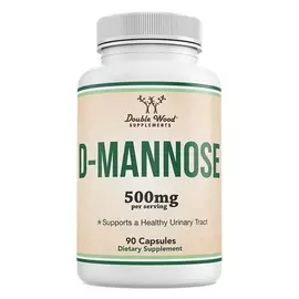 Double Wood D-Mannose / D-манноза 500 мг 90 капсул в магазине биодобавок nutrido.shop