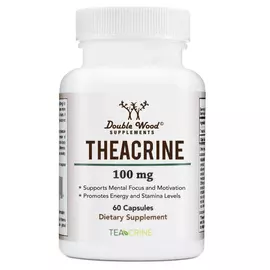 Double Wood Theacrine / Теакрин підтримка розумової енергії та фокусування (заміна кави) 60 капсул від магазину біодобавок nutrido.shop