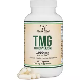 Double Wood TMG Trimethylglycine / ТМГ триметилгліцин 180 капсул від магазину біодобавок nutrido.shop