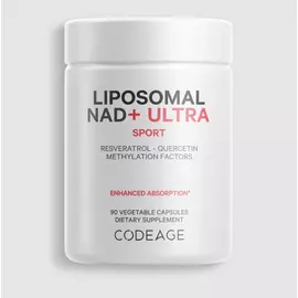 CodeAge Liposomal NAD+ Ultra / Ліпосомальний НАД+ Ультра для підтримки здорового старіння 90 капсул від магазину біодобавок nutrido.shop