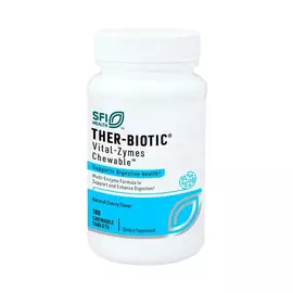 Klaire Vital-Zymes Chewable / Комплекс ферментів 180 жувальних таблеток від магазину біодобавок nutrido.shop