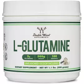 Double Wood L-Glutamine / L-глутамін порошок 500 г від магазину біодобавок nutrido.shop