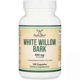 Double Wood White Willow Bark / Кора білої верби для полегшення болю 120 капсул в магазине биодобавок nutrido.shop
