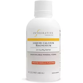 Integrative Therapeutics Liquid Calcium Magnesium / Рідкий кальцій-магній (2:1) смак апельсин 480 мл від магазину біодобавок nutrido.shop