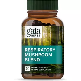 Gaia Herbs Respiratory Mushroom Blend / Суміш грибів для підтримки органів дихання 40 капсул в магазине биодобавок nutrido.shop