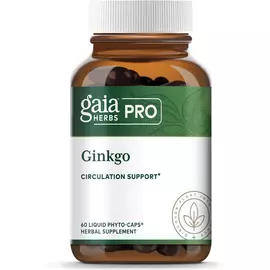 Gaia PRO Ginkgo / Гінкго органік підтримка когнітивних функцій та пам'яті 60 фіто-капсул в магазине биодобавок nutrido.shop