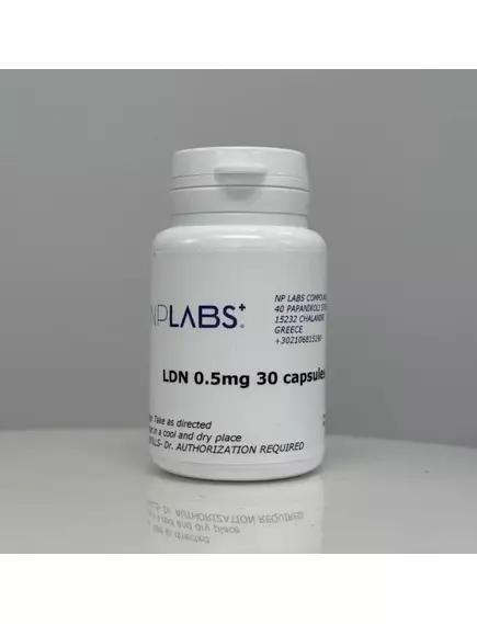 NP Labs LDN / ЛДН Налтрексон у низькій дозі 0,5 мг 30 капсул в магазине биодобавок nutrido.shop