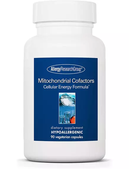 Allergy Research Mitochondrial Cofactors / Поддержка митохондрий с NADH и CoQ10 90 капсул в магазине биодобавок nutrido.shop