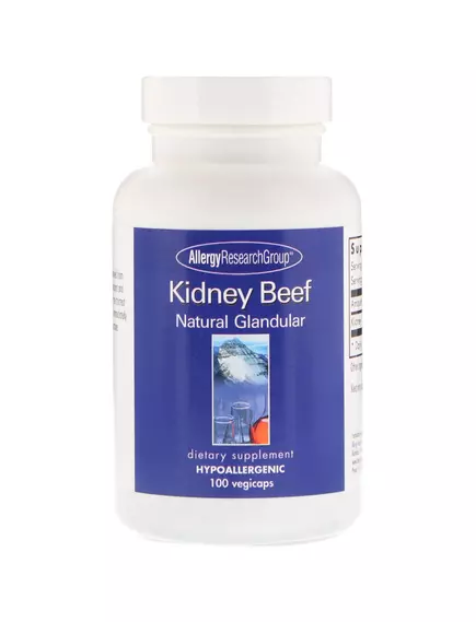 ALLERGY RESEARCH KIDNEY BEEF / ЯЛОВИЧІ НИРКИ 100 КАПСУЛ від магазину біодобавок nutrido.shop