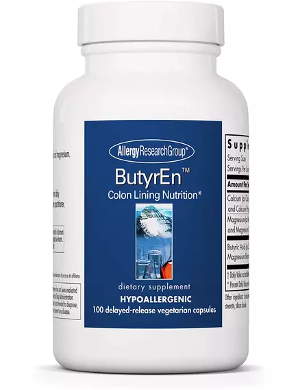 Allergy Research ButyrEn / Бутират Питание слизистой оболочки кишечника 100 капсул в магазине биодобавок nutrido.shop