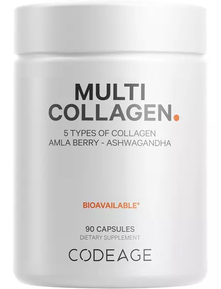 CodeAge Multi Collagen Protein Capsules / Пять типов коллагена 90 капсул в магазине биодобавок nutrido.shop