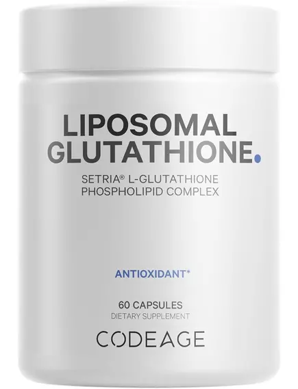 CODEAGE LIPOSOMAL GLUTATHIONE / ЛІПОСОМАЛЬНИЙ ГЛУТАТІОН 60 КАПСУЛ від магазину біодобавок nutrido.shop