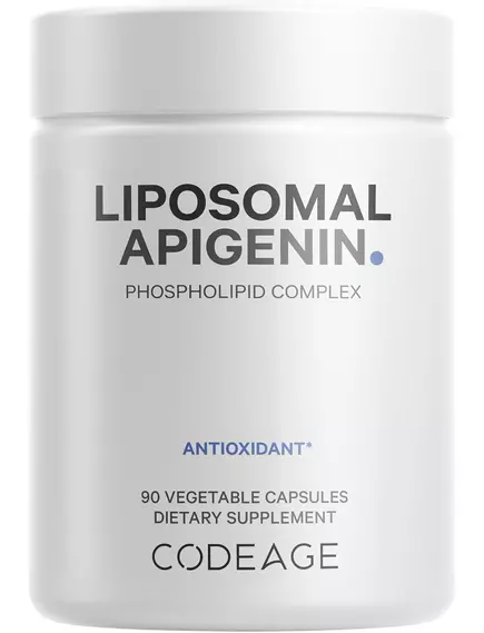 CodeAge Liposomal Apigenin / Апігенін ліпосомальний — антиоксидант, онкопротекція 90 капсул в магазине биодобавок nutrido.shop