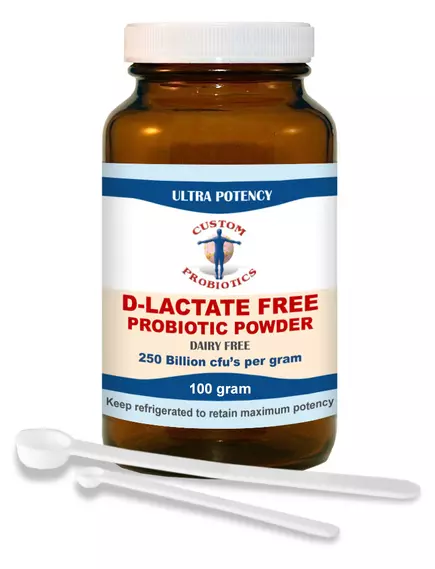 Custom Probiotics D-Lactate Free / Пробиотическая смесь без Д - Лактат 100 г в магазине биодобавок nutrido.shop