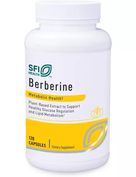 Klaire Berberine / Берберин - метаболизм глюкозы и липидов 500 мг 120 капсул в магазине биодобавок nutrido.shop