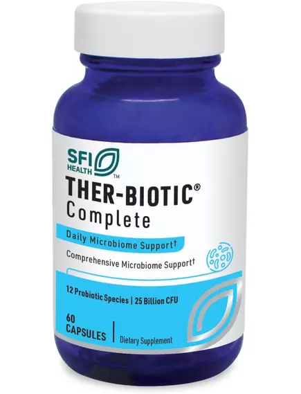 Klaire Ther-Biotic Complete Probiotic / Комплексный пробиотик 60 капсул в магазине биодобавок nutrido.shop
