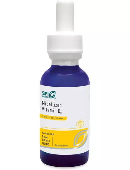 Klaire Micellized Vitamin D3 Liquid 400 IU / Мицеллизорованный д3 30мл в магазине биодобавок nutrido.shop