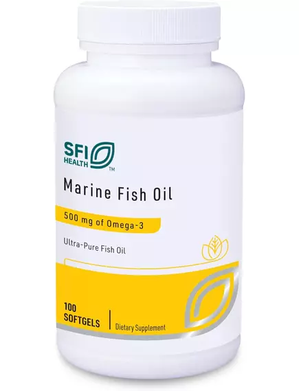Klaire Marine Fish Oil / Рыбий жир из морской рыбы 100 капсул в магазине биодобавок nutrido.shop