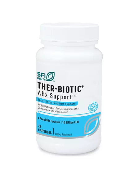 Klaire Ther-biotic ABx Support / Поддержка микробиоты во время антибактериальной терапии 28 капсул в магазине биодобавок nutrido.shop