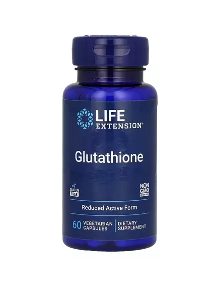 Life Extension Glutathione / Глутатіон Антиоксидантна підтримка здоров'я 500 мг 60 капсул в магазине биодобавок nutrido.shop