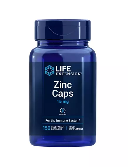 Life Extension Zinc / Цинк 15 мг 150 капсул від магазину біодобавок nutrido.shop